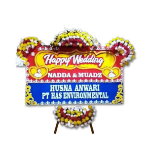 Bunga Papan Wedding