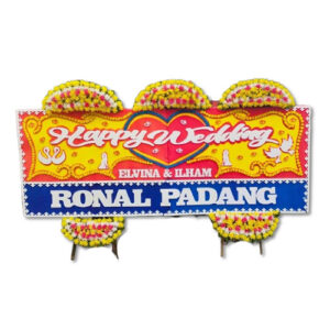 Bunga Papan Wedding