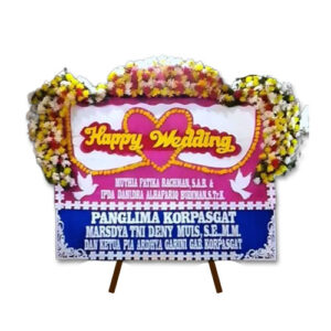 Bunga Papan Wedding