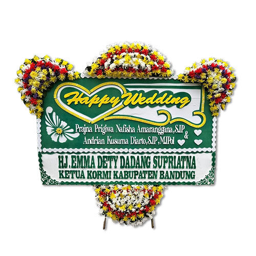 Bunga Papan Wedding