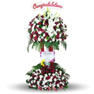 Standing Flowers Congratulations