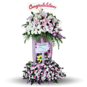 Standing Flowers Congratulations