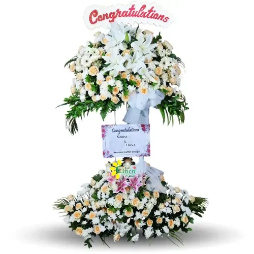 Standing Flowers Congratulations