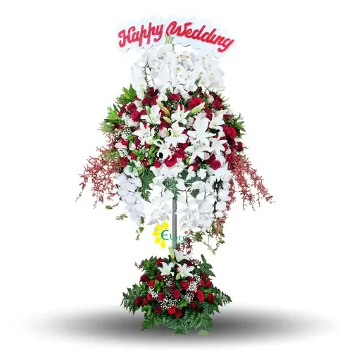 Standing Flowers Wedding